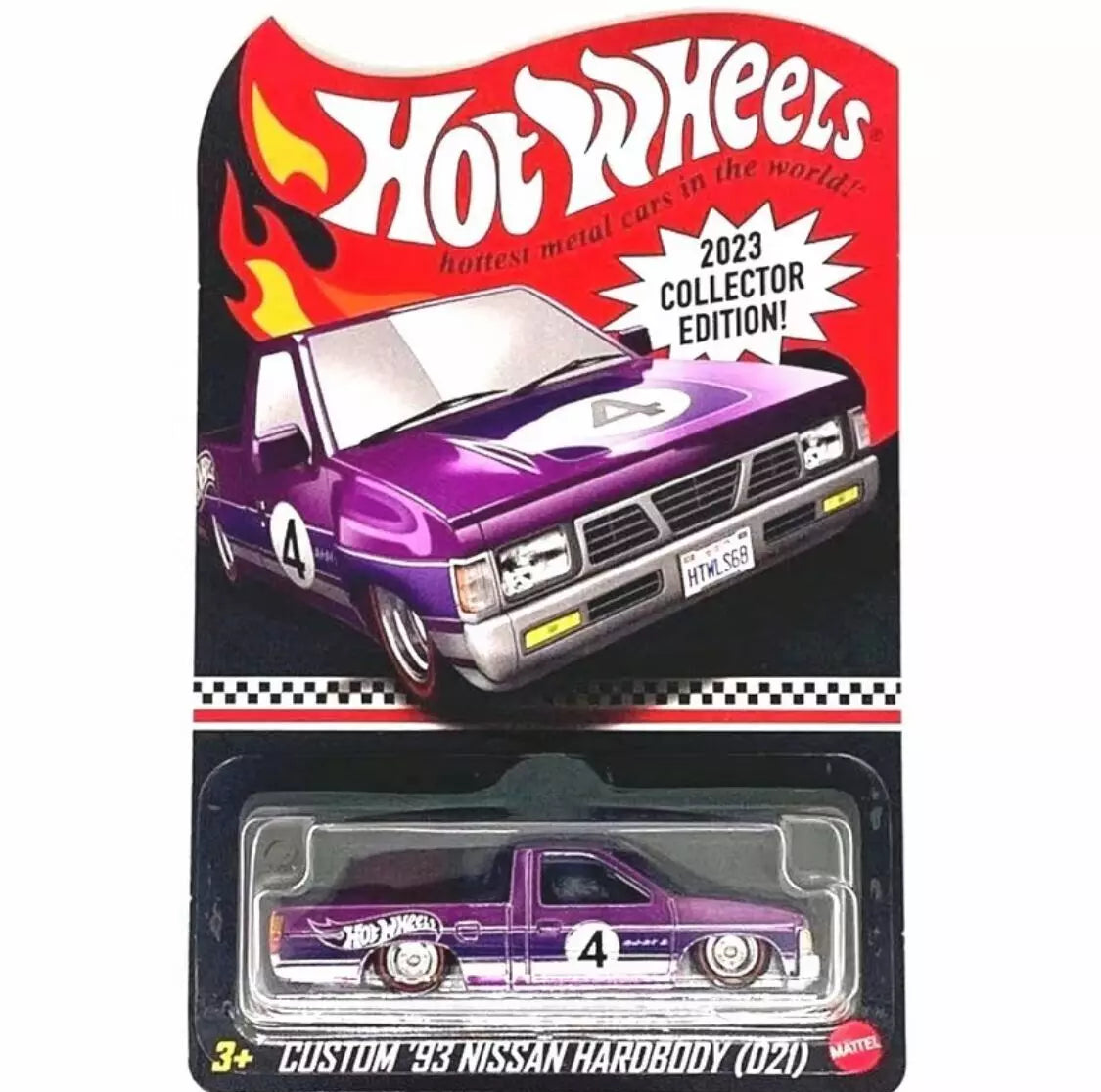 Hot Wheels RLC Custom '93 Nissan Hardbody D21 ( 2023 ) Purple 1:64