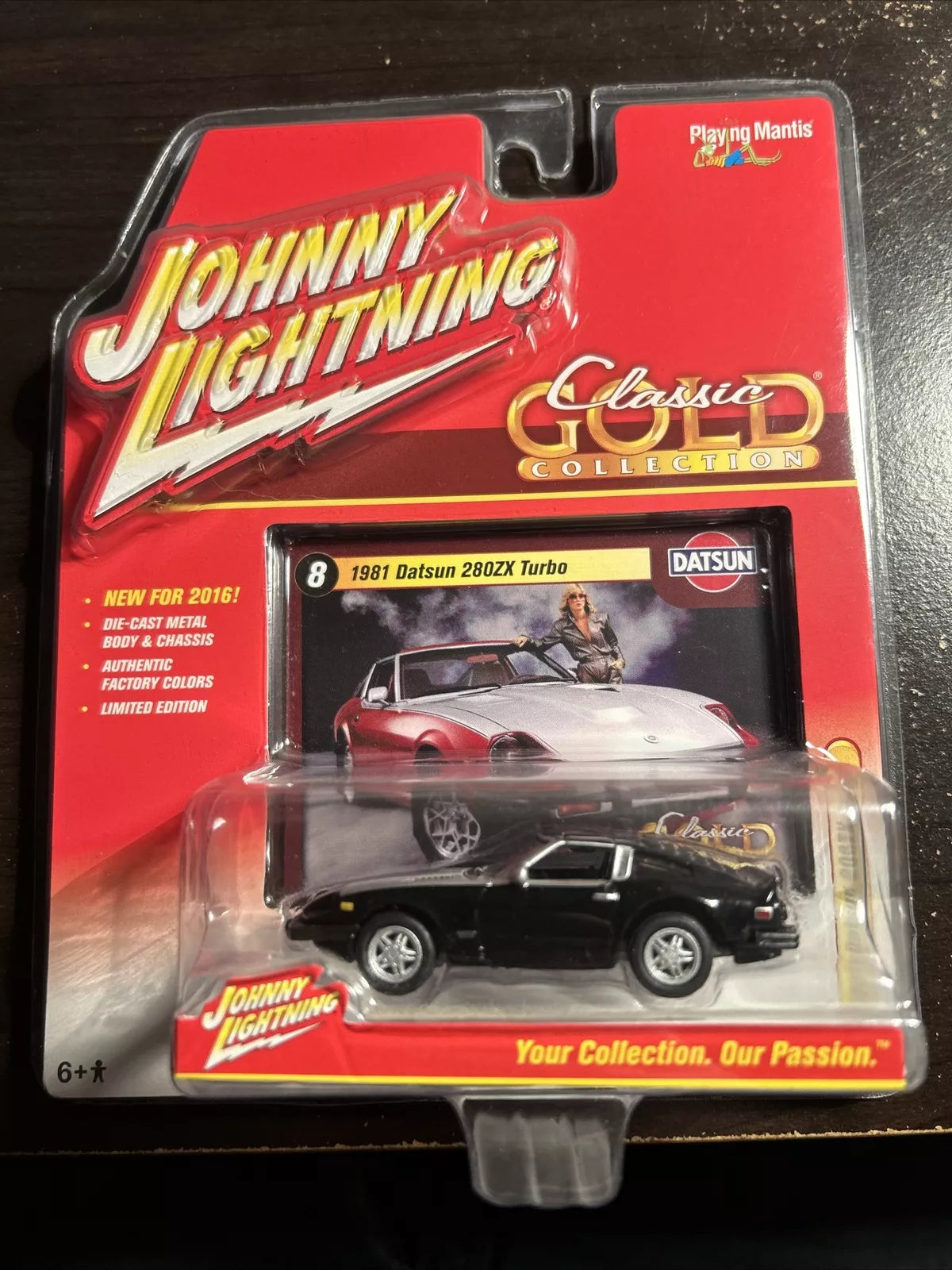 2016 Johnny Lightning 1981 Datsun 2089ZX Turbo Classic Gold Collection