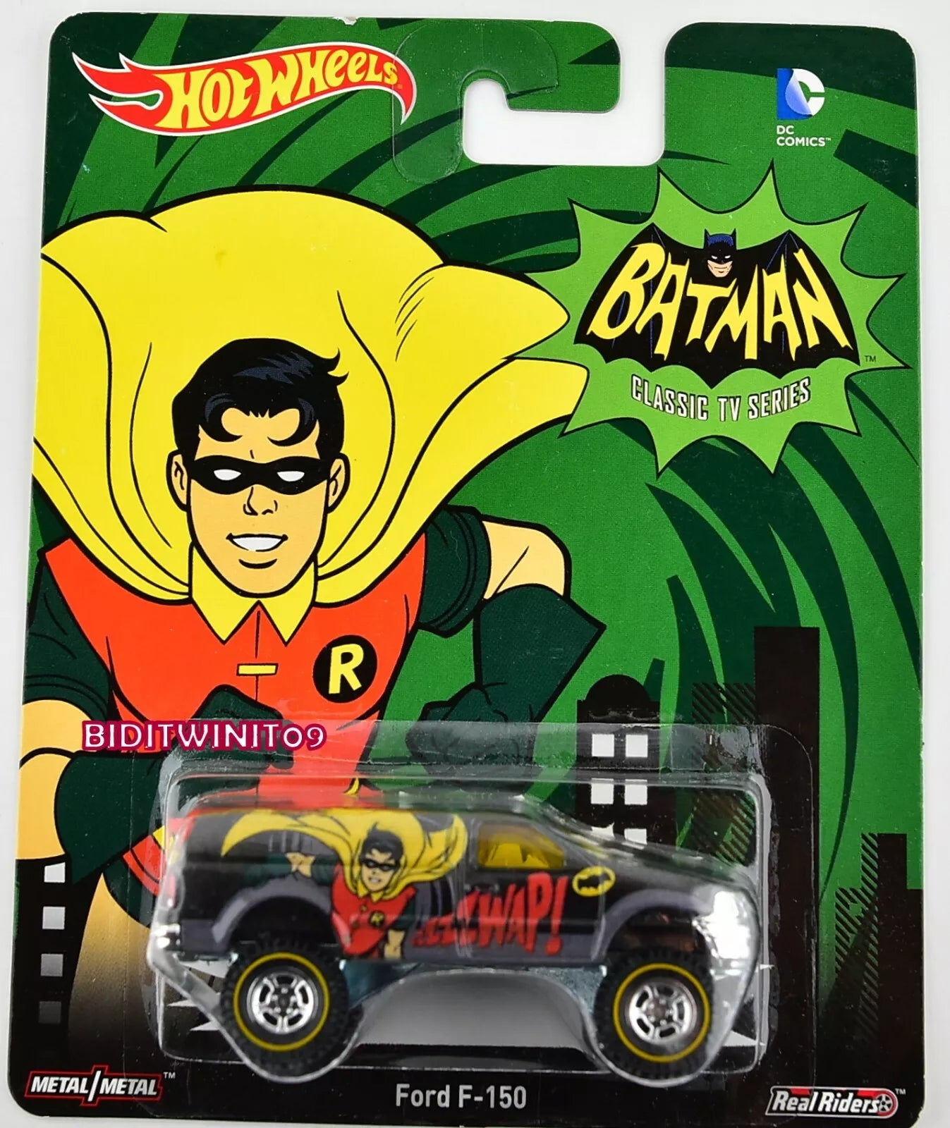 HOT WHEELS 2015 POP CULTURE BATMAN CLASSIC TV SERIES FORD F-150