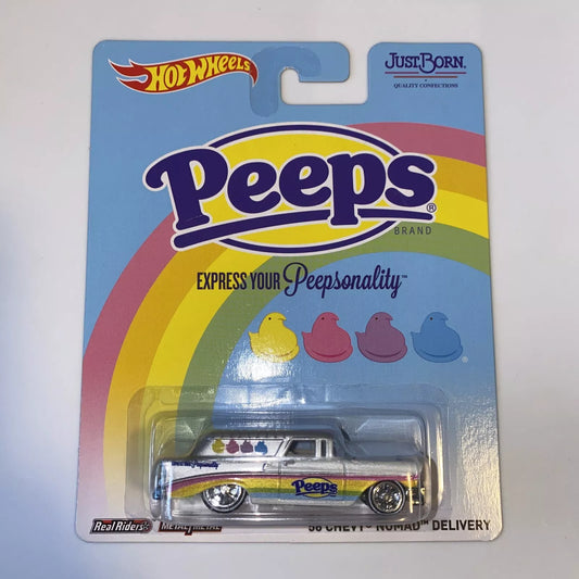 Hot Wheels Premium Peeps 1956 Chevy Nomad Delivery 1:64 Real Riders Metal