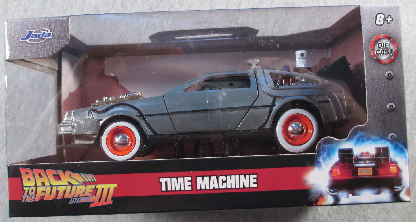 Time Machine Back Future III - 1/32 Sealed die cast Jada Hollywood Rides