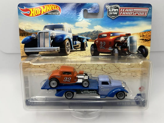 2021 Hot Wheels Car Culture Team Transport #32 '32 Ford & Speed Waze