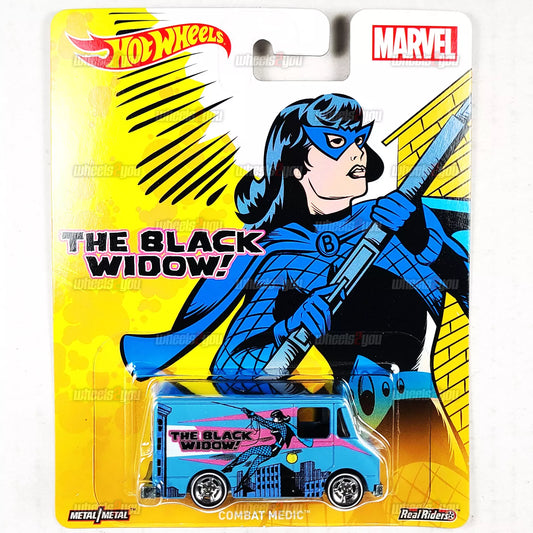 2016 Hot Wheels - COMBAT MEDIC The Black Widow - MARVEL Pop Culture 1:64 Mattel