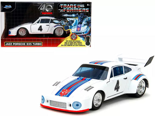 Porsche 935 Turbo #4 Jazz Transformers Hollywood Rides Series Jada 1/32 Diecast