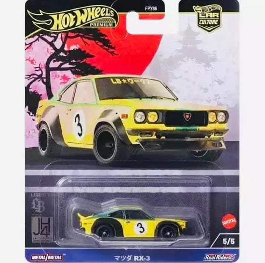 2024 Hot Wheels PREMIUM Car Culture Japan Historics 4 1/64 Mazda RX-3 Diecast