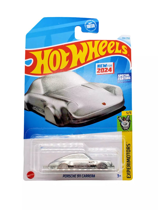 2024 Hot Wheels Porsche 911 Carrera #134 Silver "KEY CHAIN" COUPE CLIP