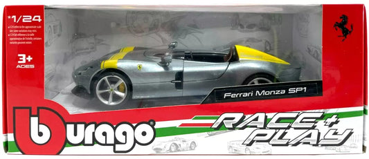 Bburago - 18-26001 - Race + Play - Ferrari Monza SP1 - Scale 1:24 - Red