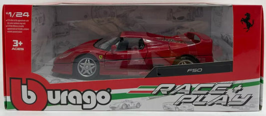 Bburago - 18-26000 - Race + Play - Ferrari F50 - Scale 1:24 - Red