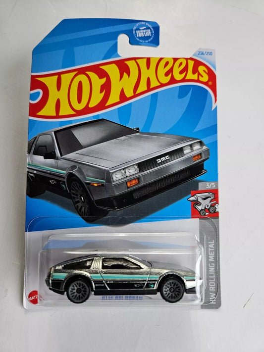 2024 Hot Wheels DMC DELOREAN Regular Treasure Hunt HW Rolling Metal