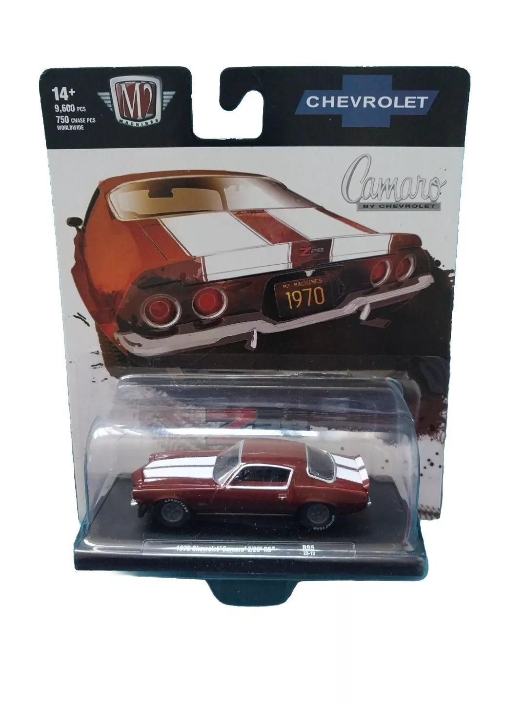 M2 Machines 1:64 scale die-cast 1970 Chevrolet Chevy Camaro Z/28 RS (R95 23-13)