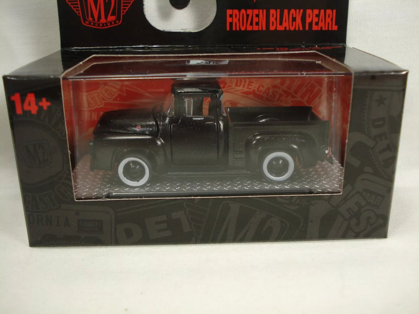 M2 Machines Frozen Black Pearl SE 1956 Ford F-100 Truck 1 of 9600