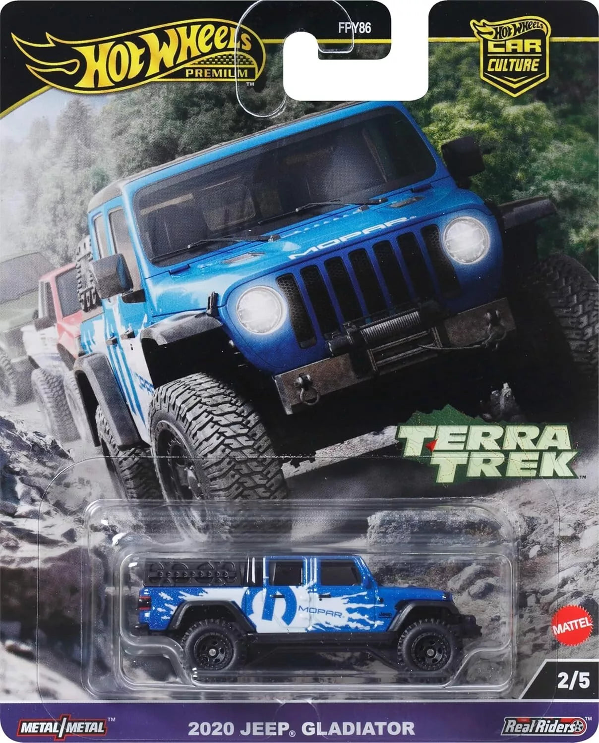 2024 Hot Wheels Premium Car Culture "Terra Trek" 2020 Jeep Gladiator MOPAR 1:64