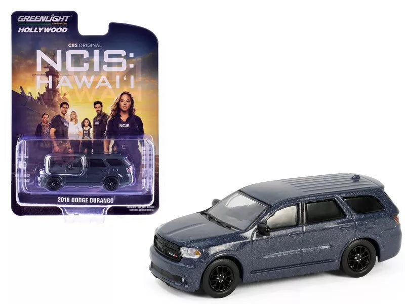 2018 Dodge Durango GT Blacktop Dark Blue Metallic "NCIS: Hawaii 1/64 Diecast Car