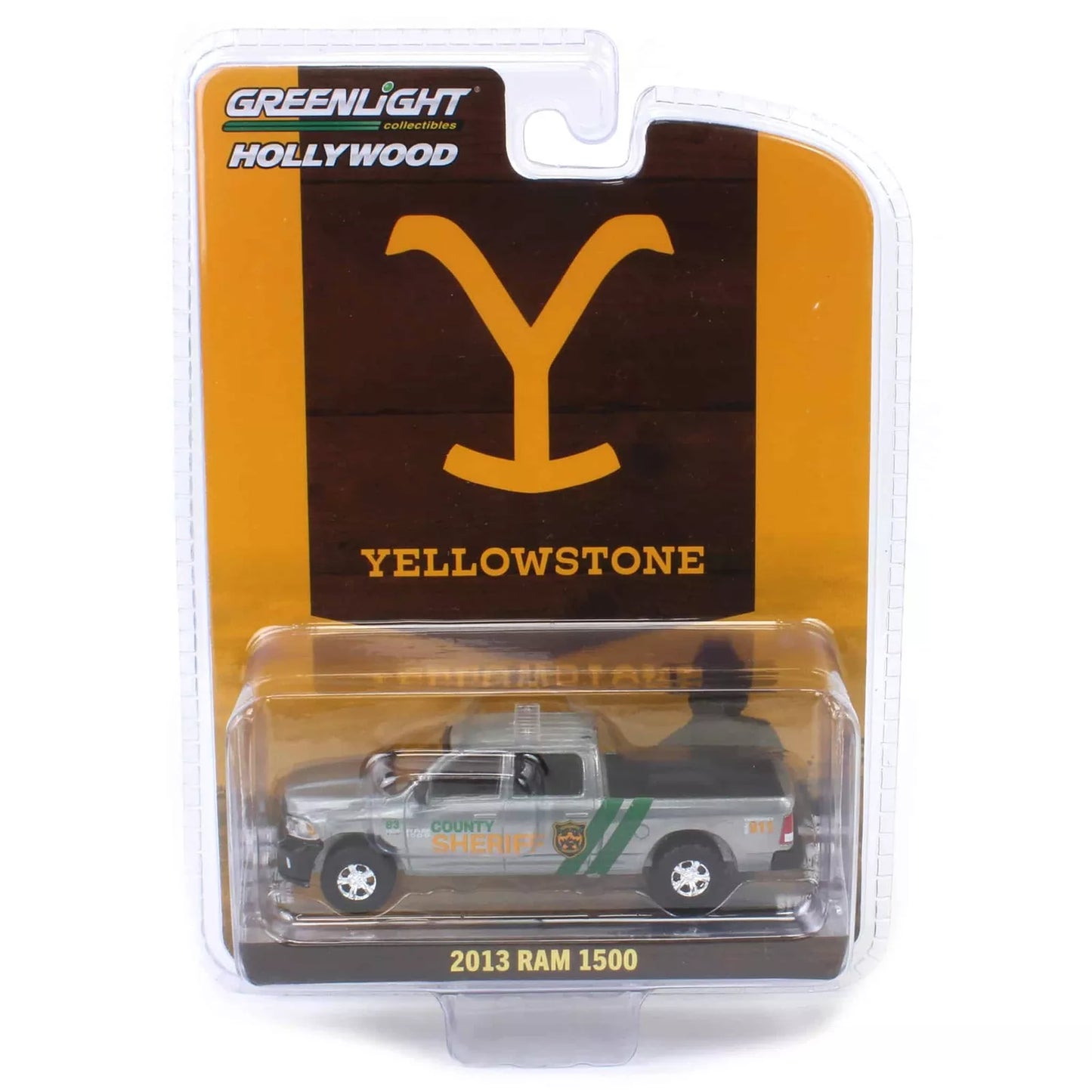 RAW CHASE 1/64 Yellowstone 2013 Ram 1500 County Sheriff, Hollywood 42 62030-A