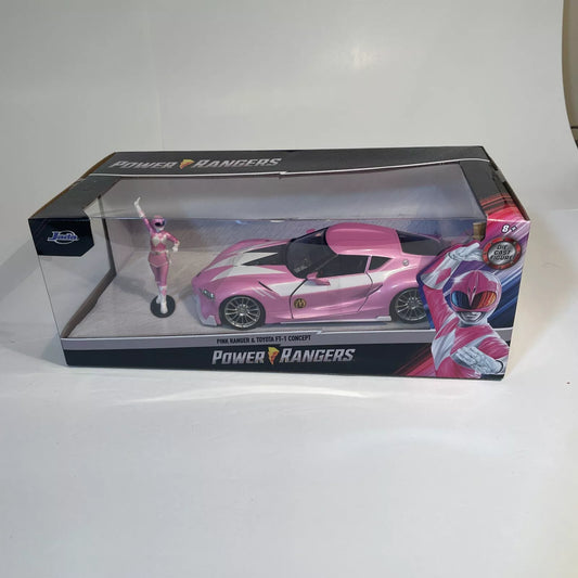 Jada Diecast Metal 1:24 Power Ranger FT-1 CONCEPT PINK RANGER