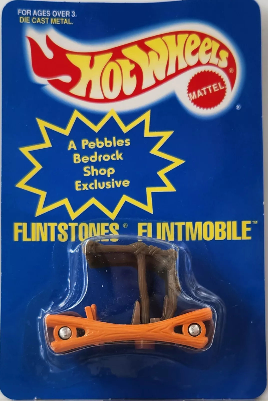 Hot Wheels Flintstones Flintmobile - Pebbles Bedrock Shop exclusive (1994)