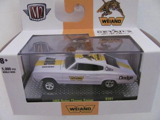 M2 Machines Auto Meets 1966 Dodge Charger Gasser S101 NEW Ltd Ed 5000 Weiand