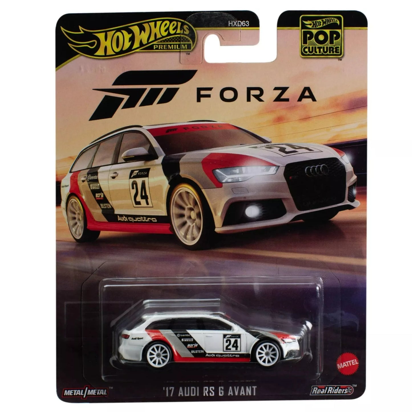 2024 Hot Wheels Premium Pop Culture Forza '17 Audi RS 6 Avant