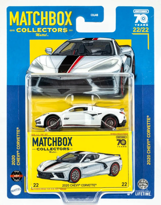 2023 Matchbox Collectors #22 2020 Chevy® Corvette® ARCTIC WHITE