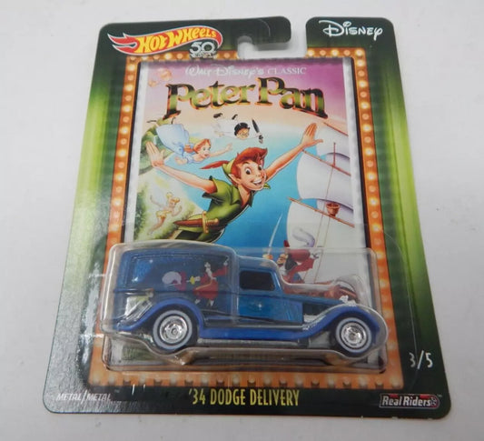 2018 Hot Wheels Premium Pop Culture DISNEY 3/5 '34 DODGE DELIVERY PETER PAN