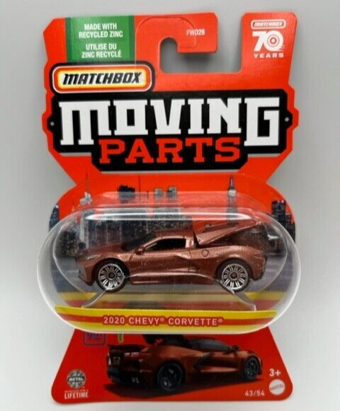 2023 Matchbox Moving Parts Copper 2020 Chevy Corvette