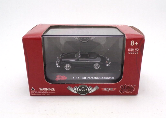 Rare Malibu Int. "TOP GUN" 1958 PORSCHE SPEEDSTER Scale 1:87 09204