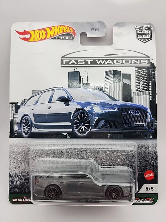 Hot Wheels Premium ‘17 Audi RS 6 Avant Car Culture Fast Wagons