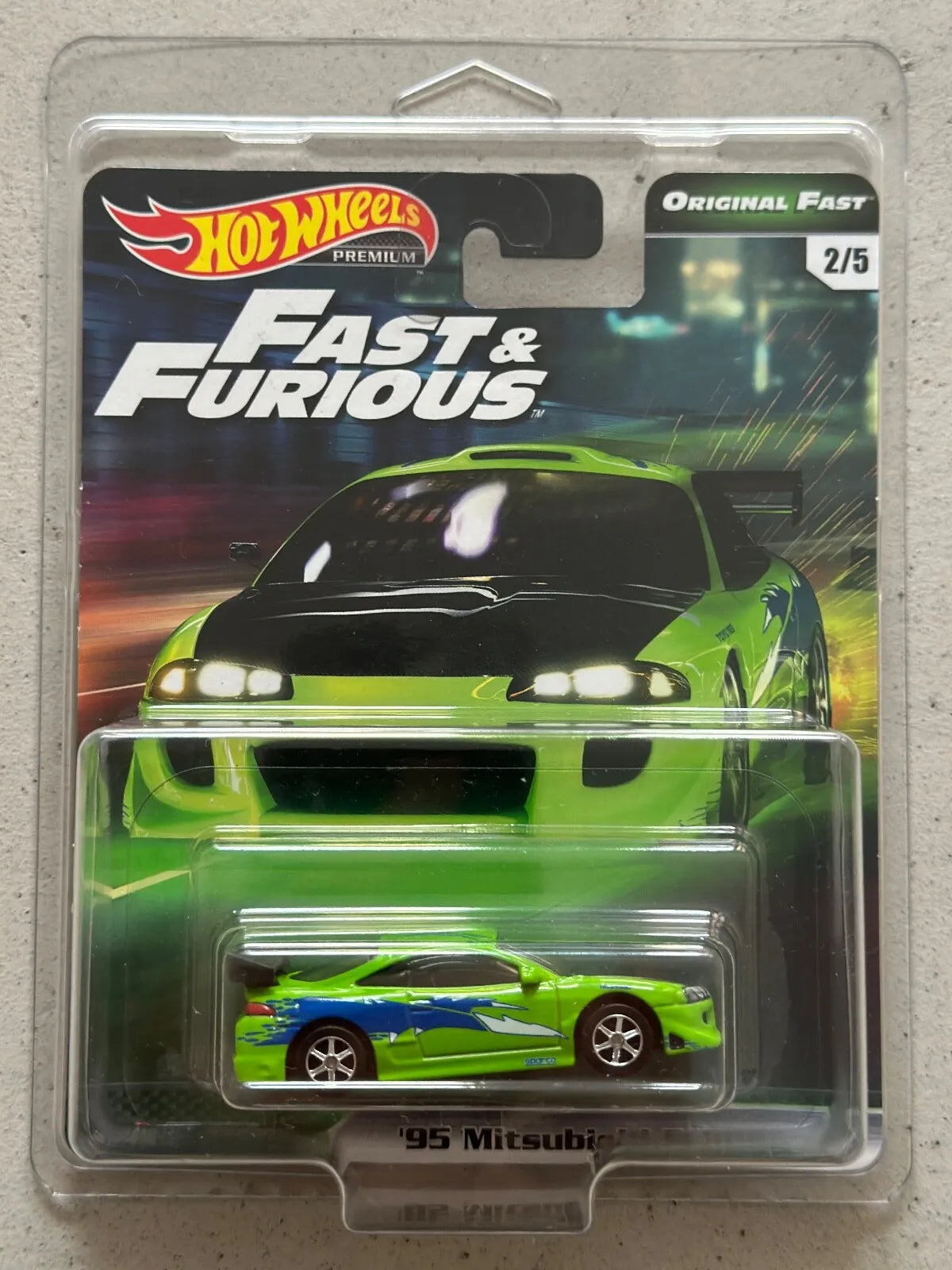 2019 Hot Wheels Premium Fast & Furious Original BRIAN'S 1995 Mitsubishi Eclipse