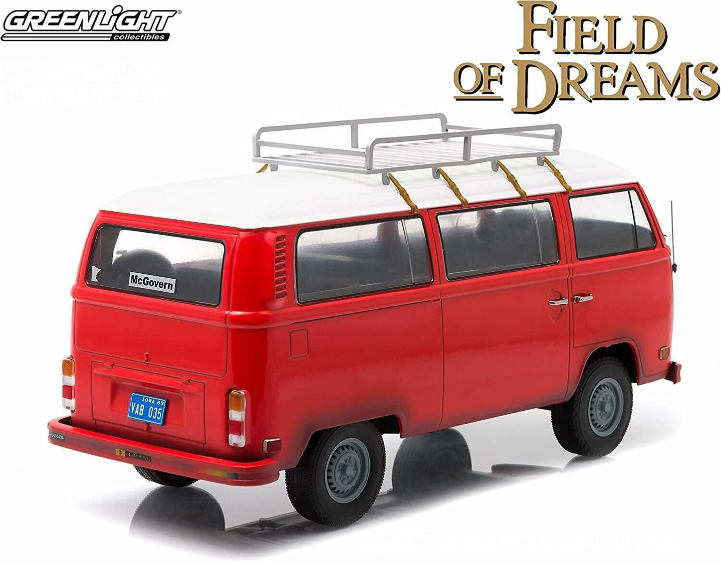 1973 Volkswagen Type 2 Bus (T2B) "Filed of Dreams" Movie (1989) 1/18 Diecast Model by Greenlight