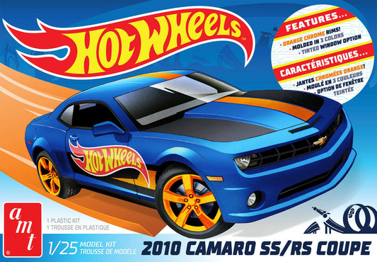 AMT 1:25 2010 Chevy Camaro Hot Wheels Plastic Model Kit AMT1255M