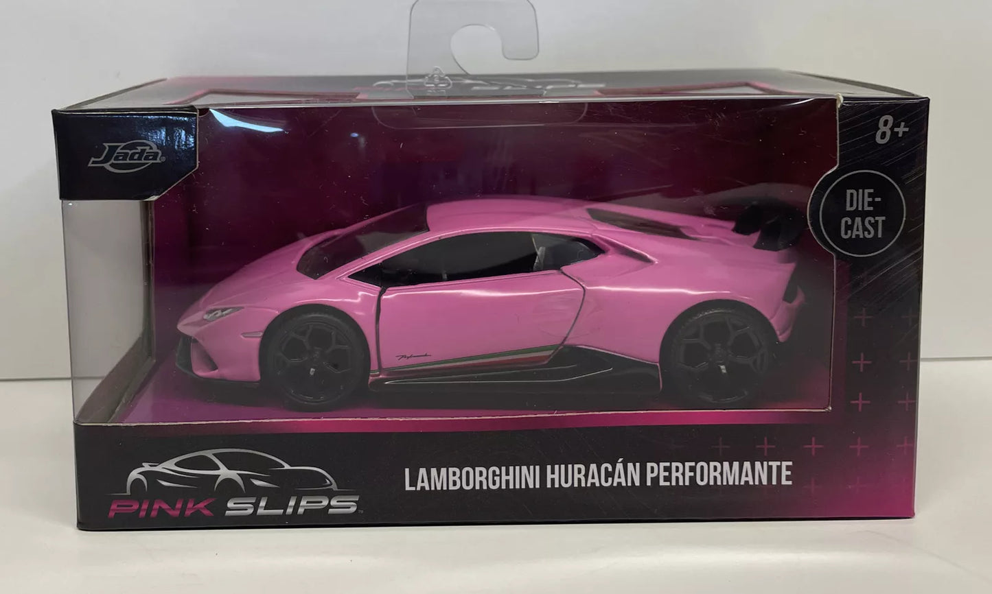 Jada 1:32 Lamborghini Huracan Performante New in Pack Pink Slips Series