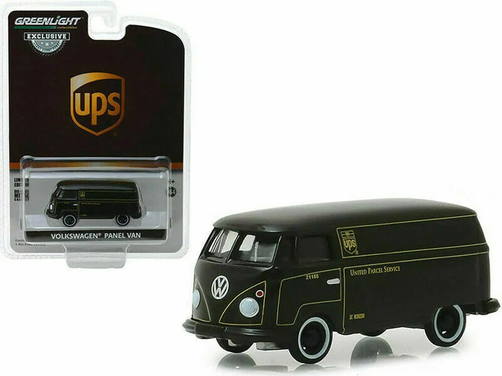 VOLKSWAGEN PANEL VAN "UNITED PARCEL SERVICE" (UPS) 1/64 DIECAST GREENLIGHT 30020