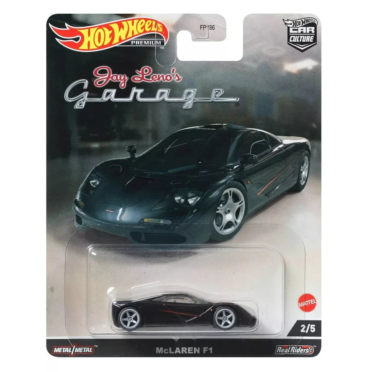 Hot Wheels PREMIUM:  Jay Leno's Garage McLaren F1 2/5