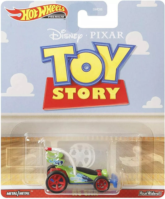 Hot Wheels Premium Disney Toy Story RC CAR Retro Entertainment Real Riders NEW