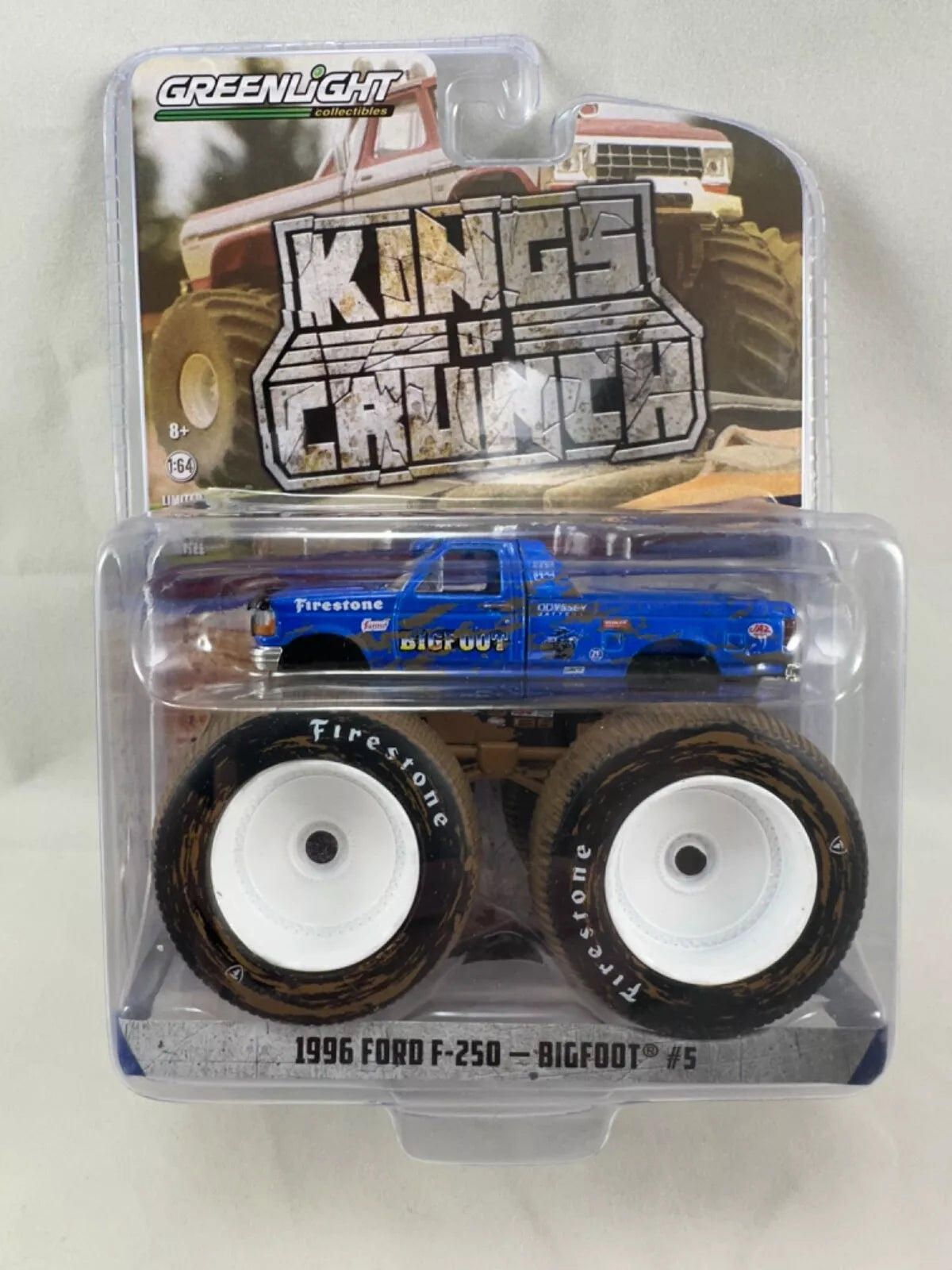 NEW 2022 GREENLIGHT KINGS OF CRUNCH SERIES 1996 FORD F-250 BIGFOOT #5