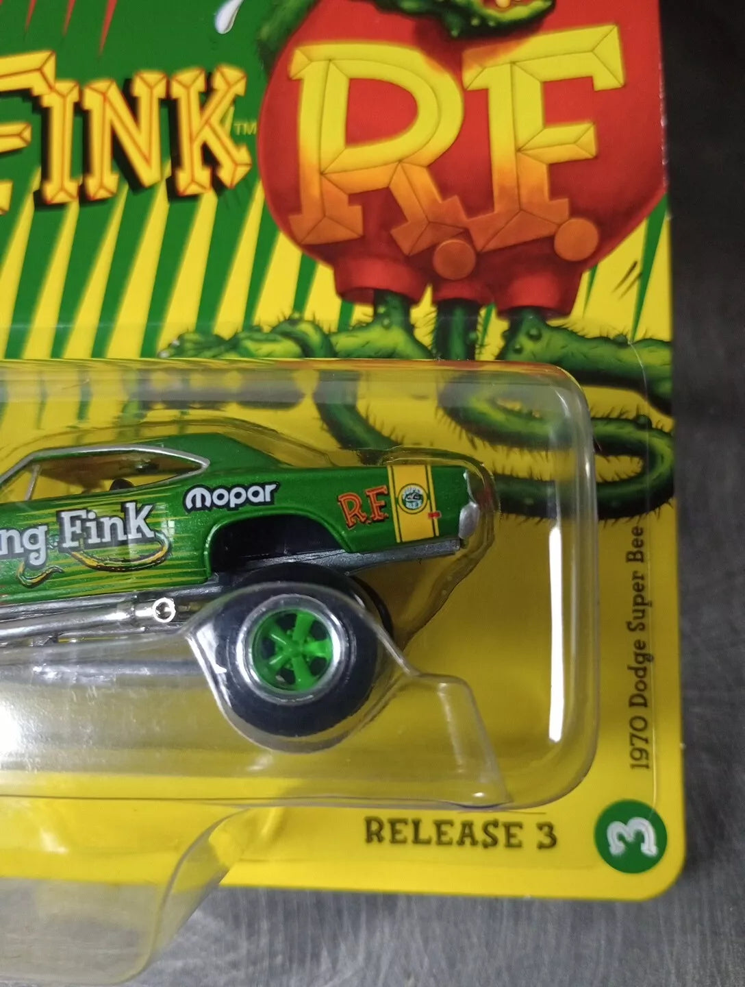 2022 JOHNNY LIGHTNING 1970 DODGE SUPER BEE RAT FINK ZINGER JLSP27 Rat Fink