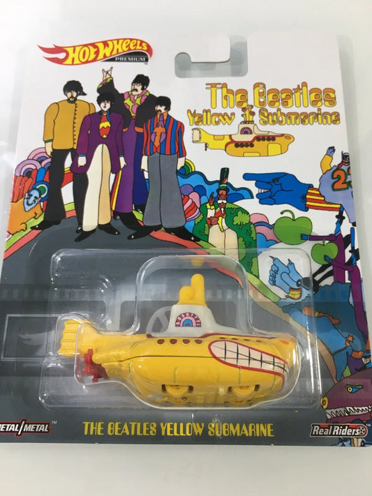 2019 Hot Wheels Premium The Beatles Yellow Submarine Real Riders