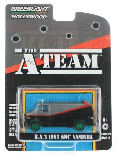 BA's 1983 GMC Vandura The A Team  Greenlight 1:64 CHASE "Green Machine"