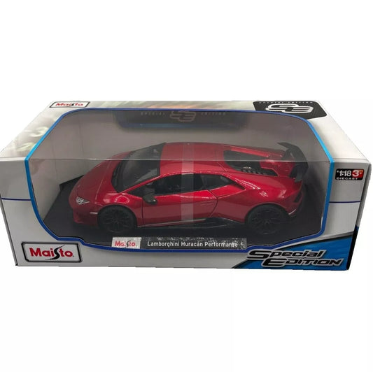 Maisto 1:18 Lamborghini Huracan Performante Red Diecast Special Edition - NEW