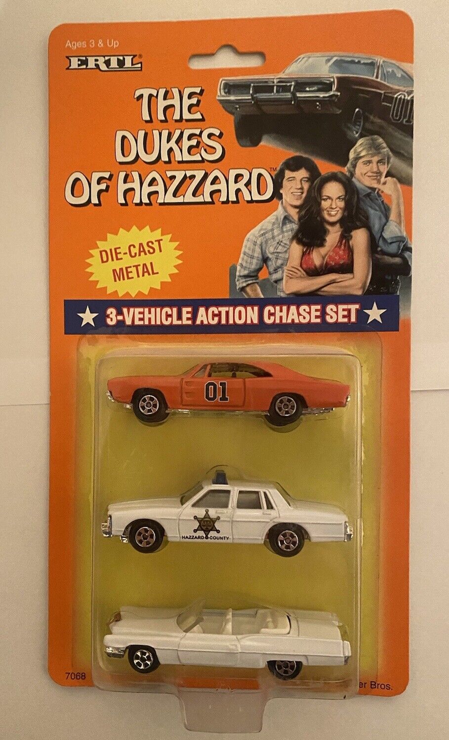 Vintage 1997 Ertl The Dukes Of Hazzard 3 Vehicle Action Chase Set New On Card