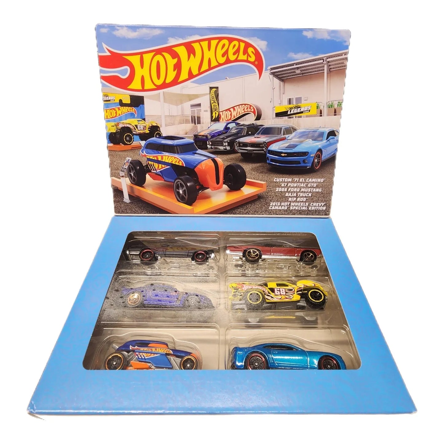 Hot Wheels Legends 6 Pack El Camino GTO Mustang Baja Camaro Rip Rod - NEW