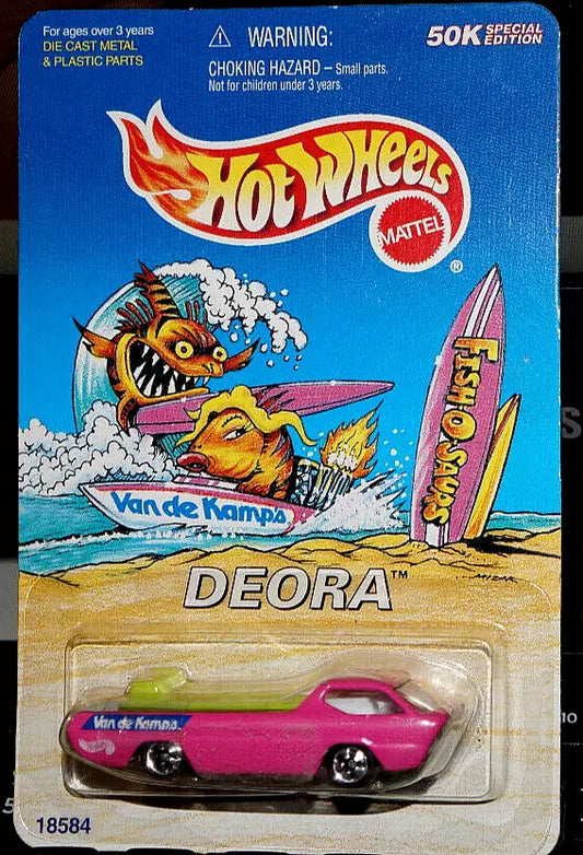 Hot Wheels Van De Kamps Fish-O-Saurs Deora Pink Special Limited Edition