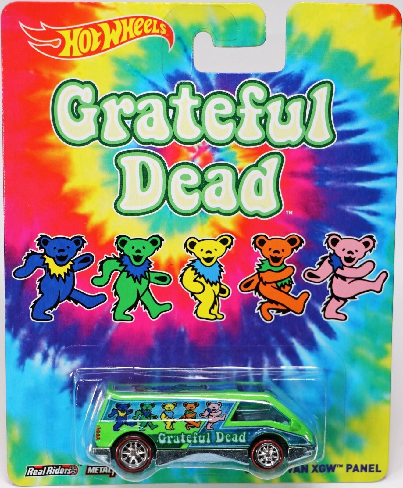 Hot Wheels Dream Van XGW Panel Grateful Dead Pop Culture #BDR95 NRFP Green 1:64