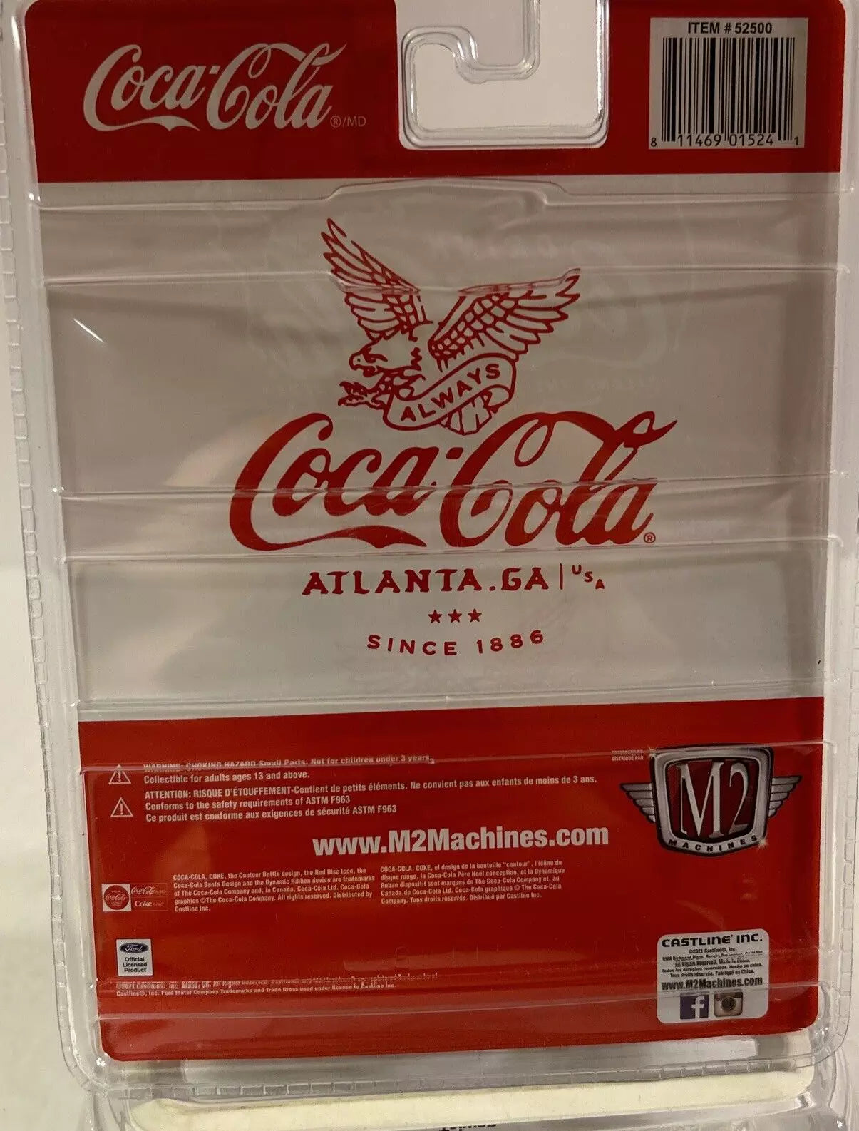 M2 MACHINES COCA COLA 1966 FORD BRONCO "PLOW" A08 21-40 1:64 LIMITED EDITION 1 OF 9600