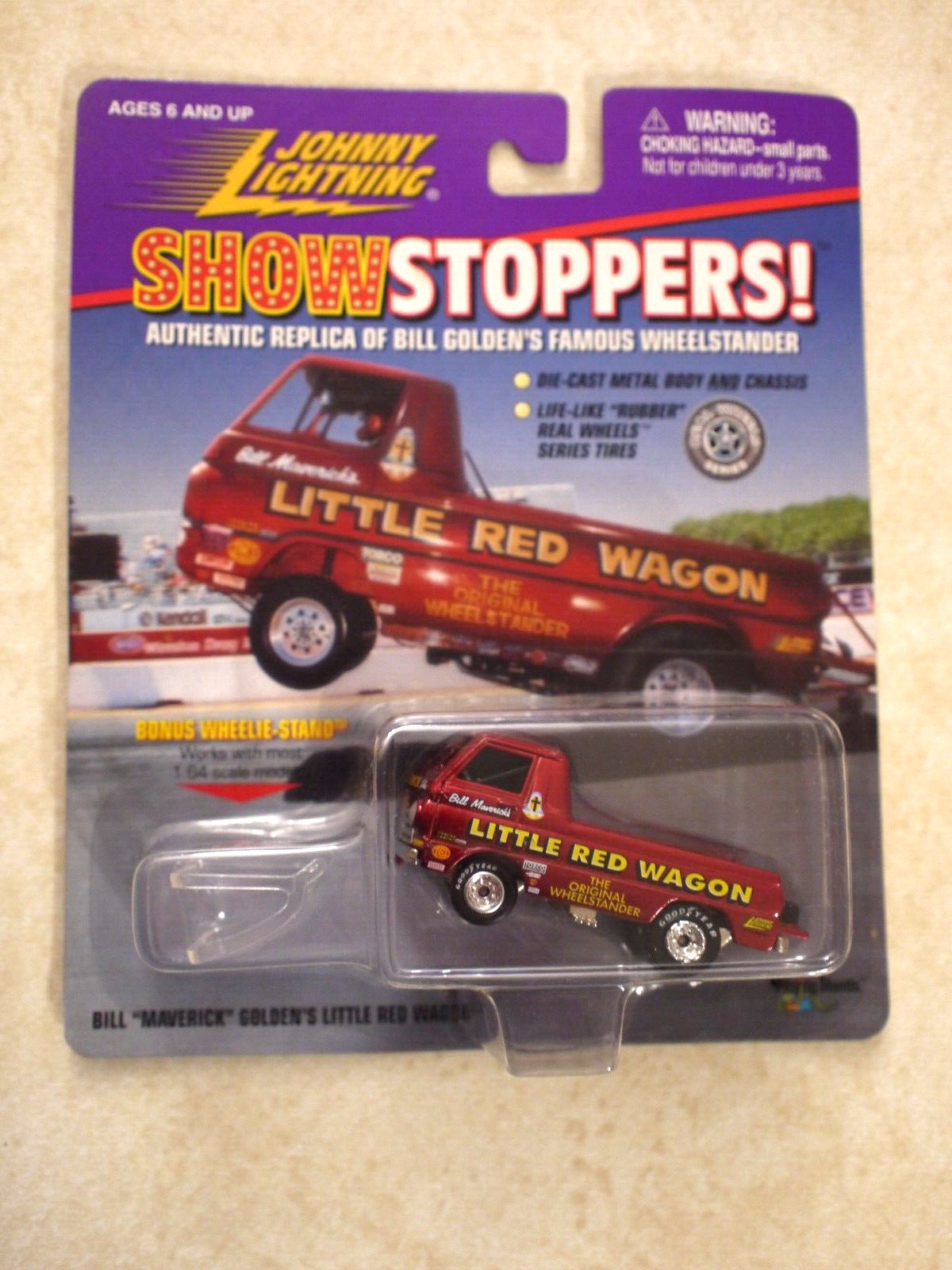 Johnny Lightning Show Stoppers Bill Maverick Golden’s Little Red Wagon 1/64