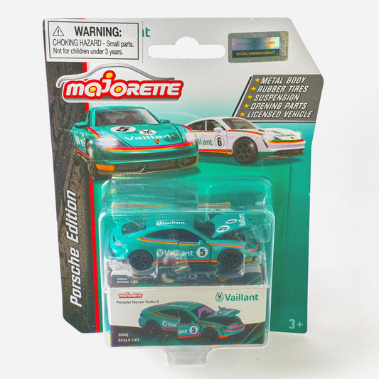 Majorette Porsche Taycan Turbo S Vaillant Porsche Edition 1:64