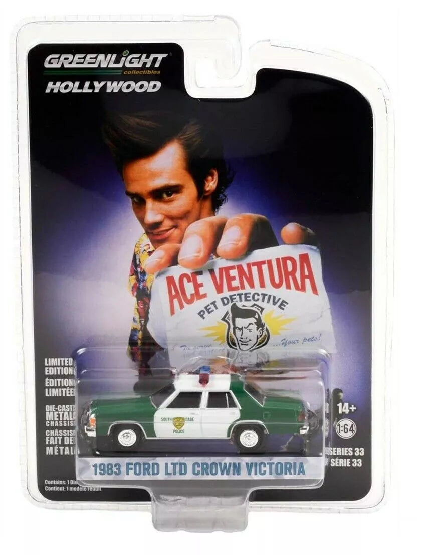 1983 Ford LTD Crown Victoria - Ace Ventura 1:64 Scale Model - Greenlight 44930B