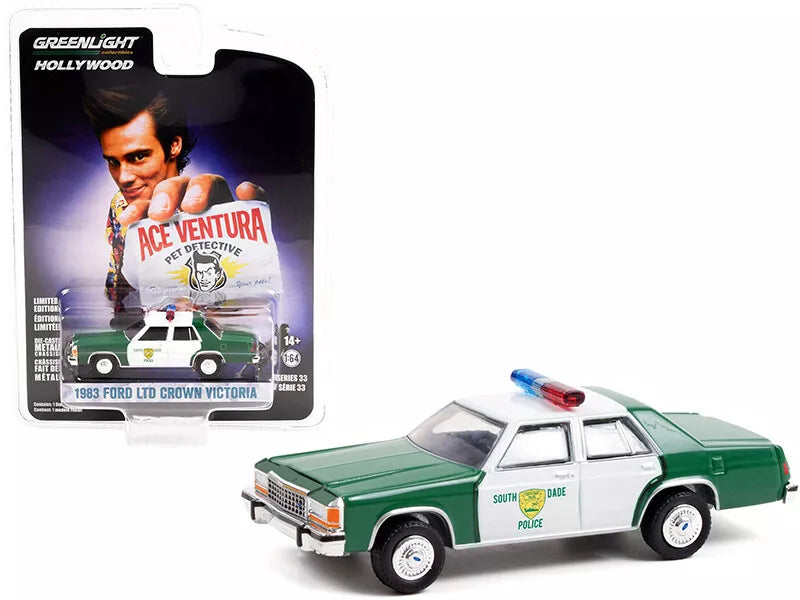 1983 Ford LTD Crown Victoria - Ace Ventura 1:64 Scale Model - Greenlight 44930B