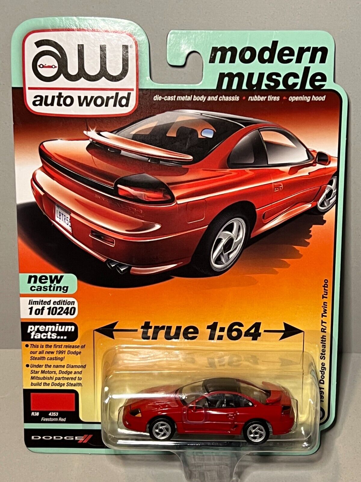 AW 1991 Dodge Stealth R/T Twin Turbo (Brian's 2 Fast Interlude) *Firestorm Red*