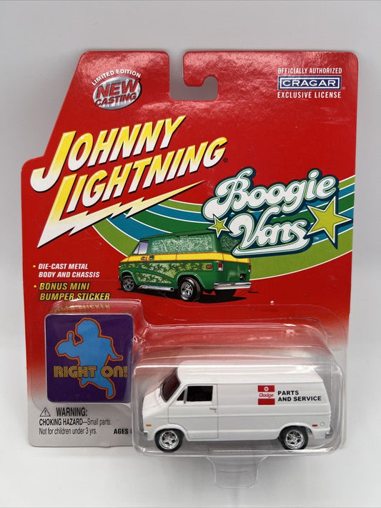 Johnny Lightning Boogie Vans 1977 Dodge D-150 "Dodge Parts And Service".